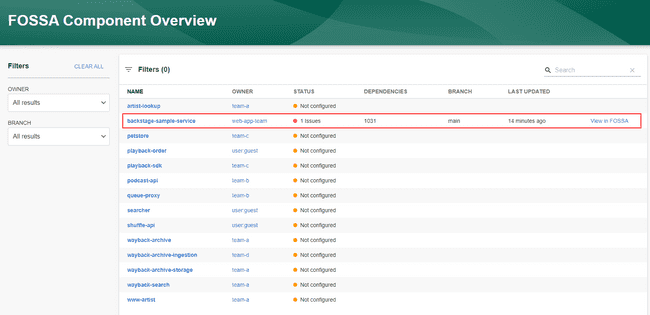 FOSSA Page Component